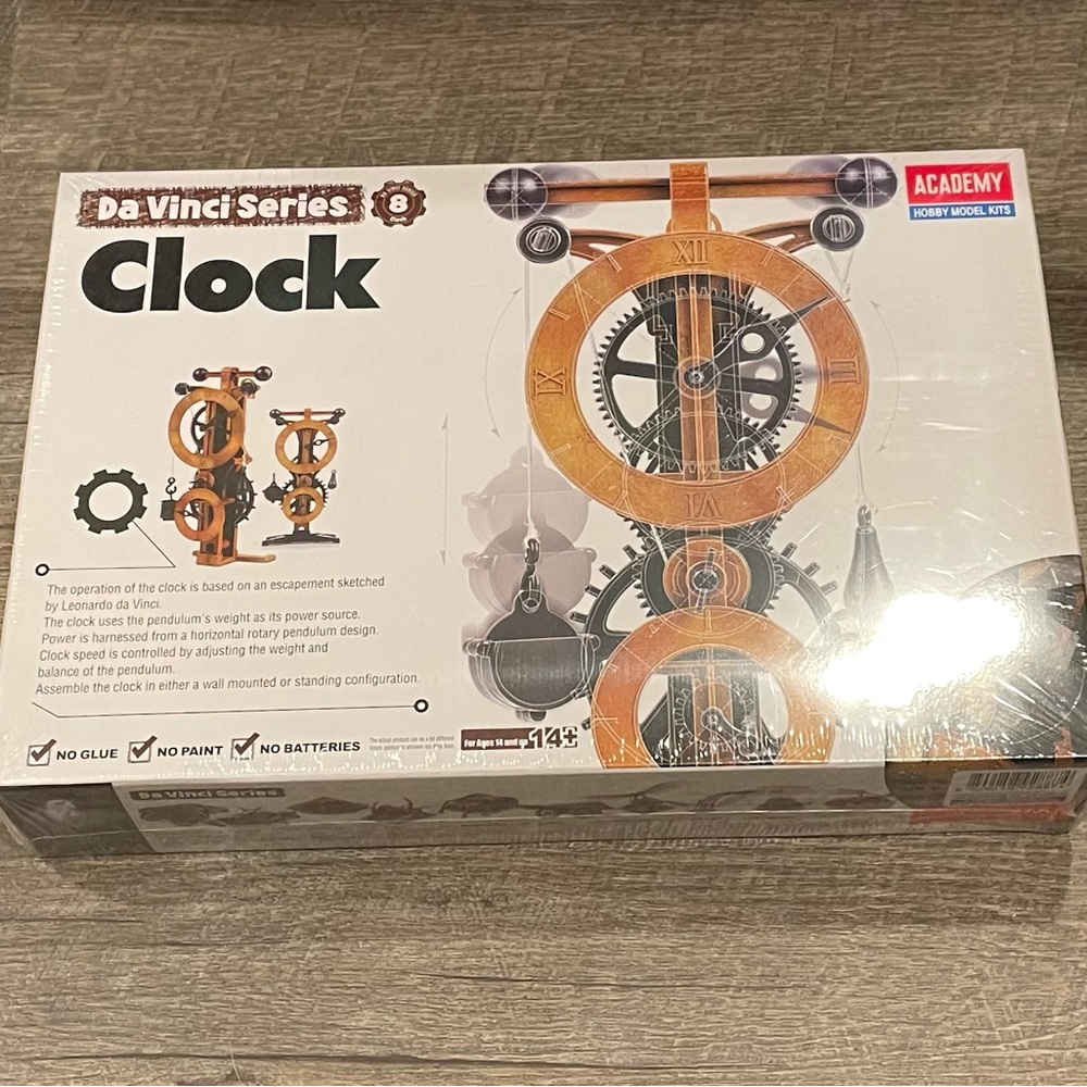 Da Vinci Series 8 Clock STEM project kit Pendulum Clock